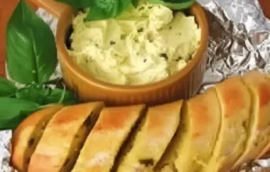 Delicious and Flavorful Basil-Infused Compound Butter Recipe