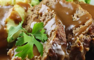 Delicious and flavorful BBQ Oatmeal Meatloaf