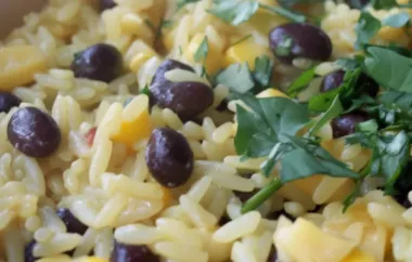 Delicious and Flavorful Black Beans, Corn, and Yellow Rice Recipe