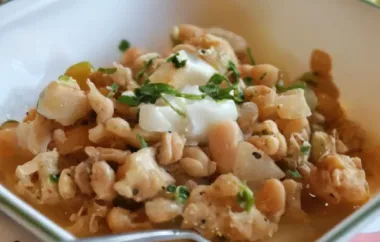 Delicious and Flavorful Cha Cha's White Chicken Chili Recipe