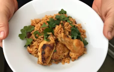 Delicious and Flavorful Chicken and Rice Dish with Cumin and Cilantro