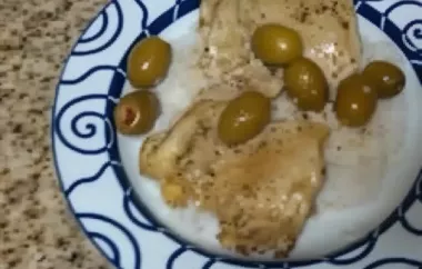Delicious and Flavorful Chicken Breasts with Olives