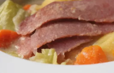 Delicious and Flavorful Coconut Milk Corned Beef and Cabbage Recipe