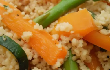 Delicious and Flavorful Couscous Gourmet Recipe