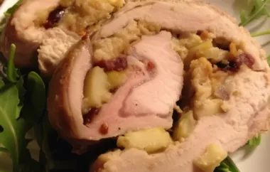 Delicious and Flavorful Cranberry Apple Stuffed Pork Loin