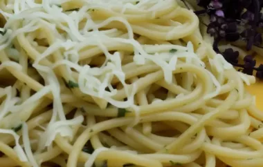 Delicious and Flavorful Garlic and Thai Basil Spaghetti Recipe
