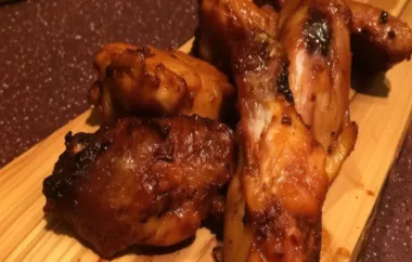 Delicious and Flavorful Hickory Smoked Chicken Wings Recipe