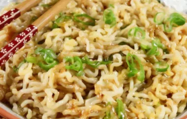 Delicious and flavorful homemade ginger scallion ramen noodles recipe