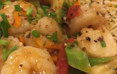 Delicious and Flavorful King Prawn and Scallop in Ginger Butter Recipe