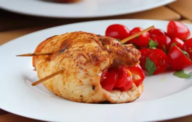 Delicious and Flavorful Mexican Style Air Fryer Stuffed Chicken Breasts Recipe