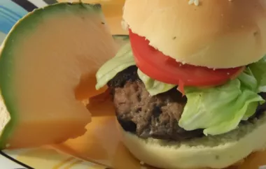 Delicious and Flavorful Not-Your-Average Hamburgers