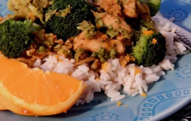 Delicious and flavorful Orange Curry Chicken