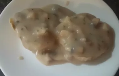 Delicious and Flavorful Parsley Mushroom Gravy Recipe
