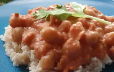 Delicious and Flavorful Peanut Ginger Chickpea Curry Recipe