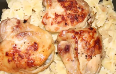 Delicious and Flavorful Portobello Lemon Chicken Recipe