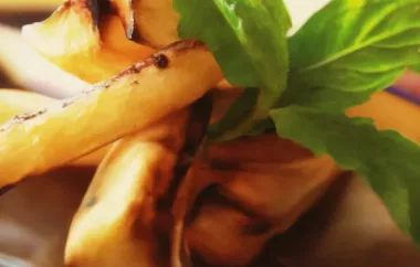 Delicious and Flavorful Roasted Parsnips with Fresh Mint and Sage