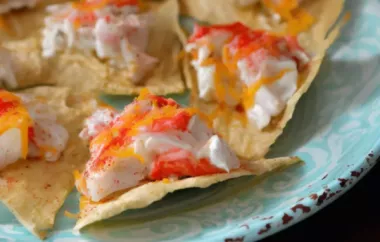 Delicious and Flavorful Seafood Nachos Recipe
