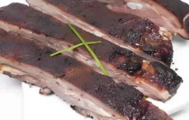 Delicious and Flavorful Smoked Pork Ribs Recipe