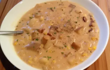 Delicious and Flavorful Smoky Bacon Corn Stew