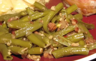 Delicious and Flavorful Smothered Green Beans II Recipe