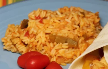Delicious and Flavorful Spanish Rice Recipe