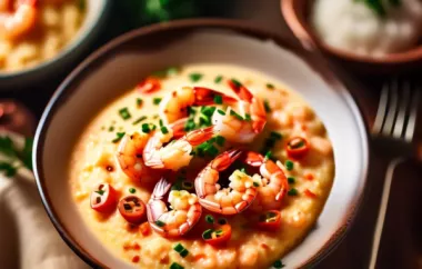 Delicious and Flavorful Spicy Shrimp and Grits Recipe
