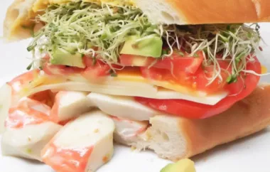 Delicious and Flavorful Super Crab Sandwich Recipe
