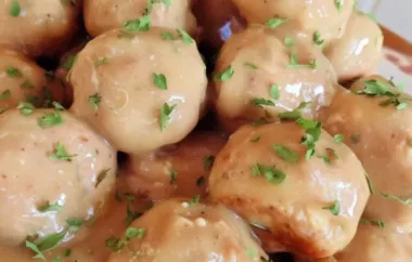 Delicious and Flavorful Turkey Swedish Meatballs Recipe