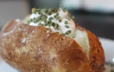 Delicious and Flavourful Garlic Baked Potato Recipe