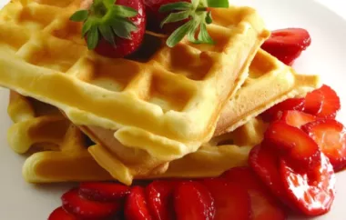 Delicious and Fluffy Classic Waffles