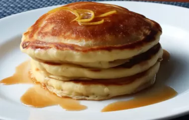 Delicious and Fluffy Lemon Ricotta Pancakes