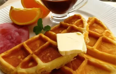 Delicious and Fluffy Malted Milk Waffles