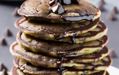 Delicious and Fluffy Mini Chocolate Pancakes Recipe