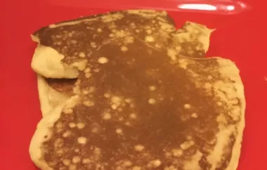 Delicious and Fluffy Peanut Butter Pancakes Recipe