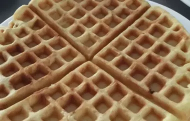 Delicious and Fluffy Waffles Recipe