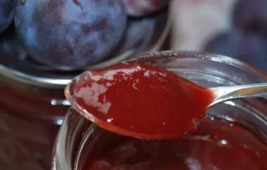 Delicious and fragrant jam recipe featuring the unique combination of damson plums and cardamom