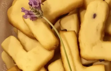 Delicious and Fragrant Lavender and Citrus Sugar Cookies