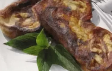 Delicious and Fragrant Pineapple Sage-Scented Challah French Toast