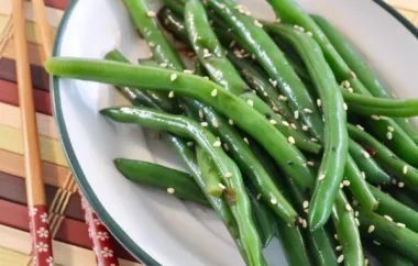 Delicious and Fresh Asian Green Bean Salad Recipe