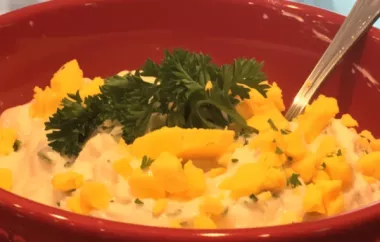 Delicious and Fresh Daffodil Vegetable Dip Recipe