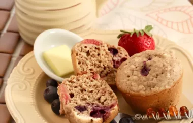 Delicious and Fruity Bumbleberry Muffins Recipe