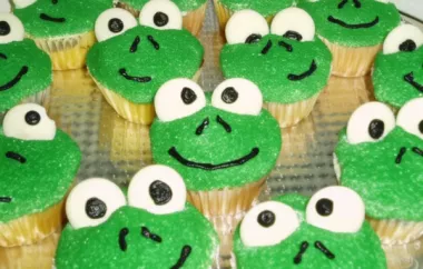 Delicious and Fun Frog Cupcakes Recipe