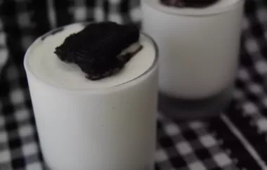 Delicious and Fun Oreo Cookie Pudding Shot Recipe