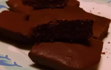 Delicious and guilt-free sugar-free brownies