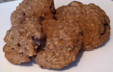Delicious and Healthful Vegan Oatmeal Cookies Recipe