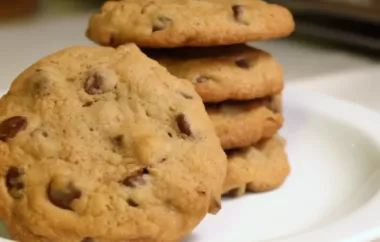 Delicious and Healthier Whole Wheat Chocolate Chip Cookies Recipe