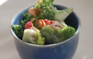 Delicious and Healthy Alyson's Broccoli Salad Recipe