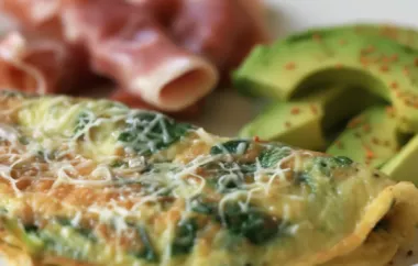 Delicious and Healthy Baby Spinach Omelet Recipe