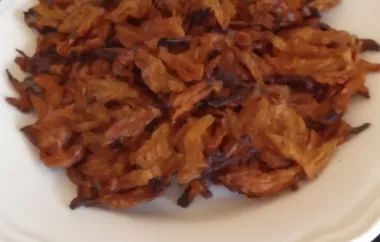 Delicious and Healthy Baked Onion Bhajis Recipe