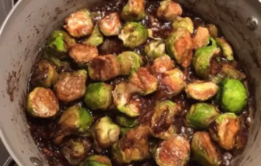 Delicious and Healthy Balsamic Brussels Sprouts Recipe